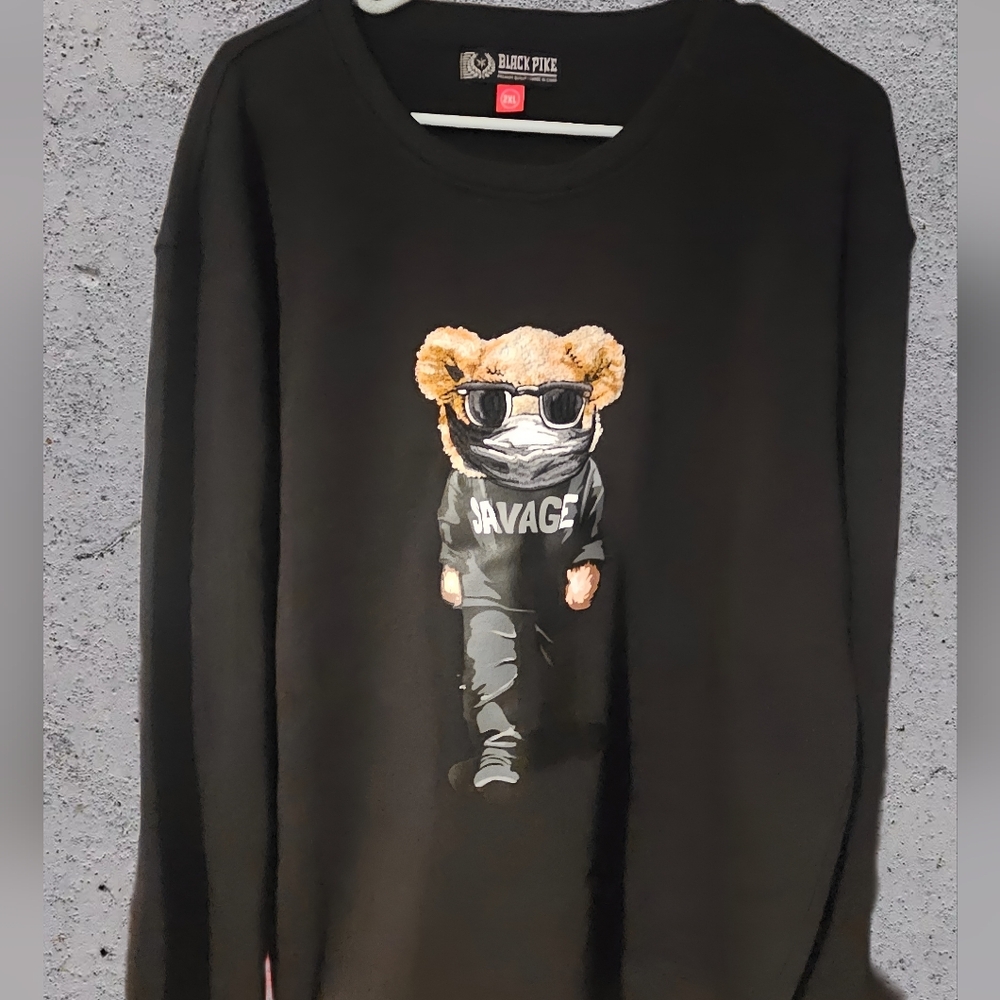 Sweatshirt, Black Pike, size: 2x , Color Black